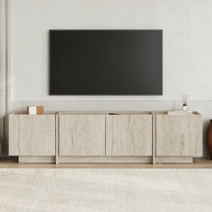 Nordure Soporte para TV Lowen - Travertino Nordure Soporte para TV Lowen - Travertino